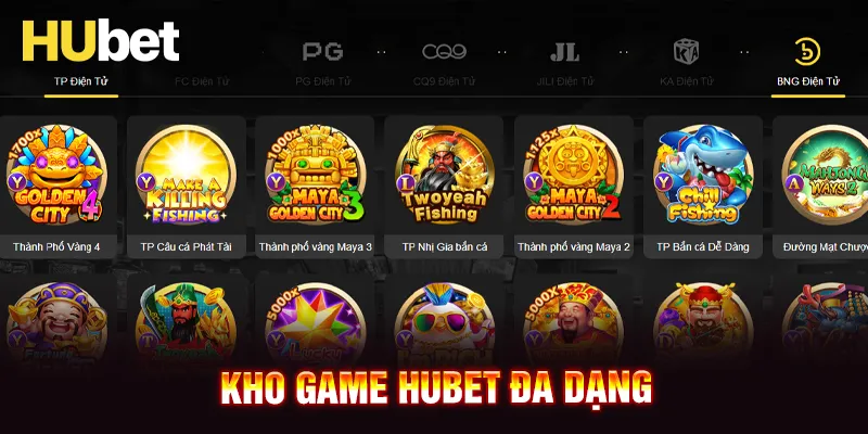 Kho game đa dạng và hấp dẫn